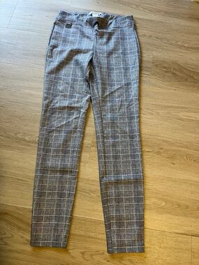 Zac & Rachel Gray Plaid Slim Chinos
